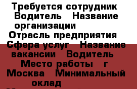 Требуется сотрудник: Водитель › Название организации ­ TAXI499 › Отрасль предприятия ­ Сфера услуг › Название вакансии ­ Водитель › Место работы ­ г. Москва › Минимальный оклад ­ 40 000 › Максимальный оклад ­ 60 000 › Возраст до ­ 27 - Московская обл., Москва г. Работа » Вакансии   . Московская обл.